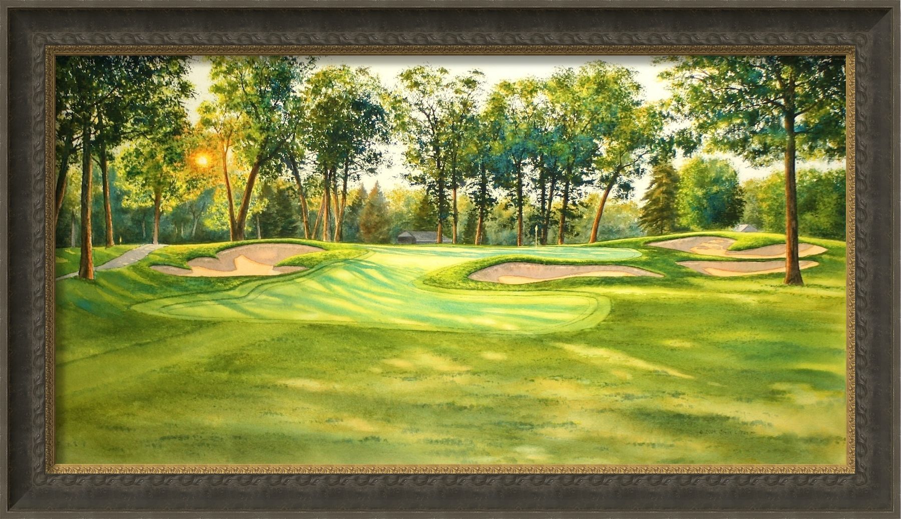 Fine Golf Art By Steve Lotus
