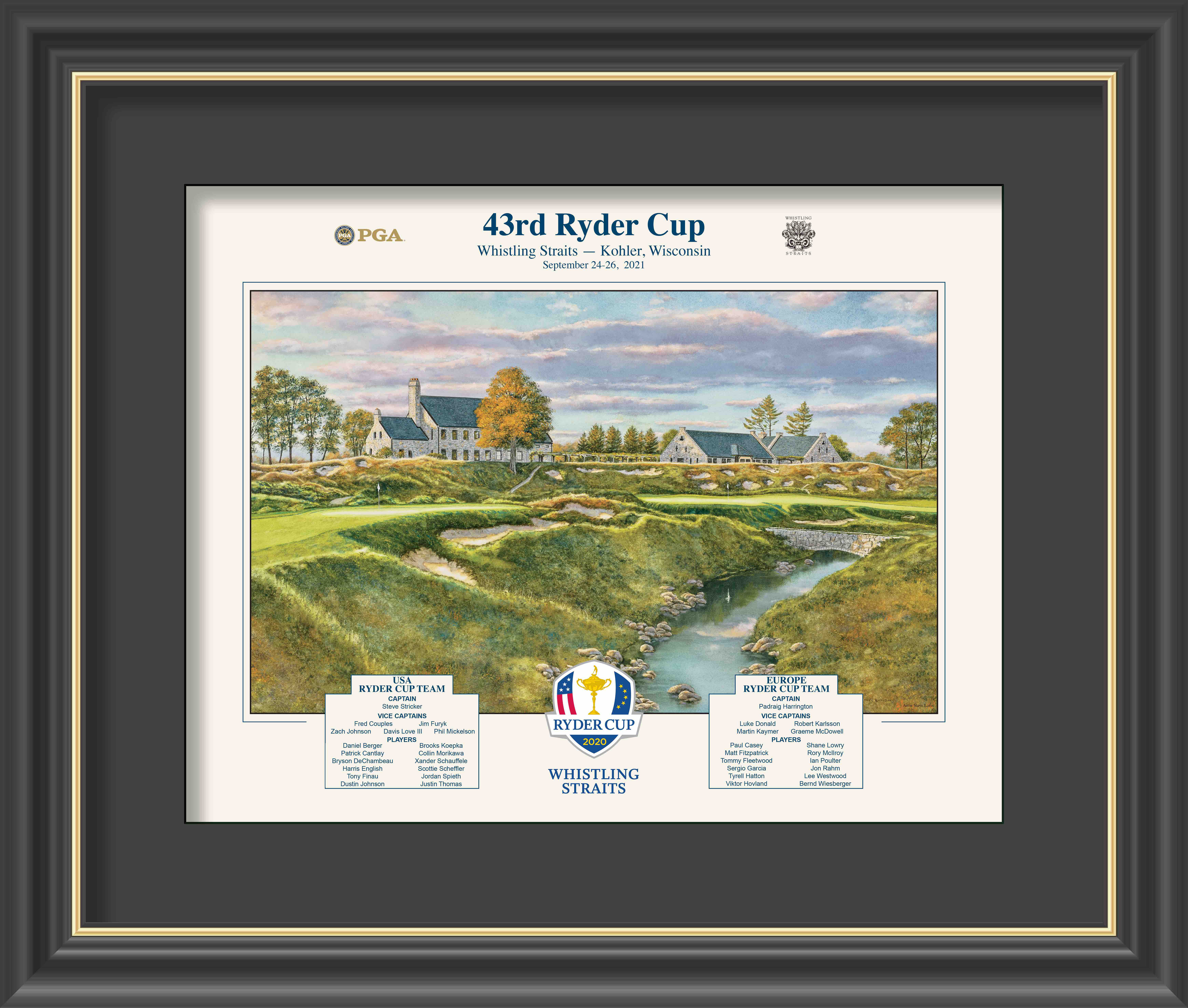 2021 43rd Ryder Cup Whistling Straits Poster Unisex T-shirt S-5XL SALE!! 