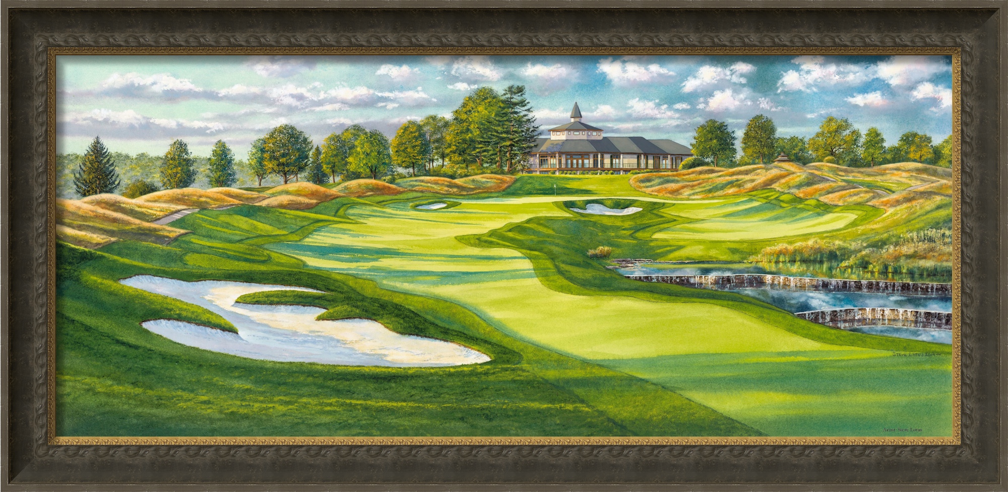 Valhalla Golf Club, Louisville, Kentucky - Printed Golf Courses - Golf  Course Prints